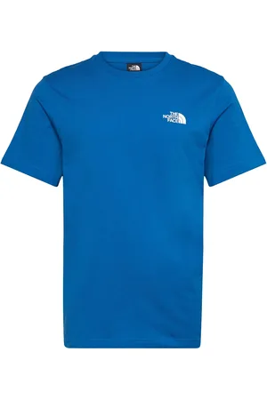 The North Face M Ss Simple Dome Tee Sport T-shirts Short-sleeved Blue