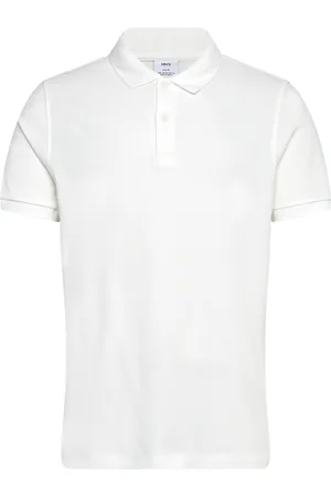 MANGO Regular-Fit Cotton Piqué Polo Shirt Tops Polos Short-sleeved White
