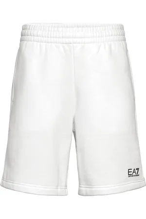 EA7 Shorts Bottoms Shorts Sweat Shorts White