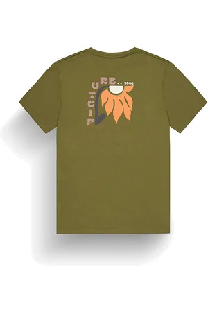 Picture Organic Clothing Timont Ss Urban Tech Tee Sport Men Men Sports Clothes Sport Tops Sport T-shirts Khaki Green