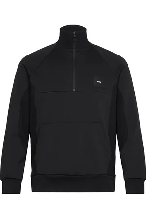 HUGO BOSS Sweat Rib Sport Sport Clothing Sport Sweat-shirts & Hoodies Sport Sweat-shirts Black