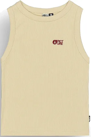Picture Organic Clothing Ziaky Knit Tank Sport Women Sport Clothing Sports Tops & T-shirts Sport Tank Tops Beige