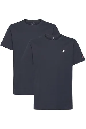 Champion 2 Pack Ss Tee Sport T-shirts Short-sleeved Navy