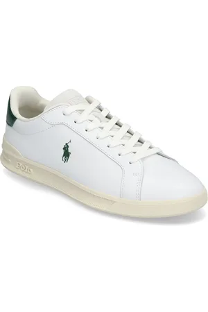 Ralph Lauren Heritage Court Ii Nappa Leather Sneaker Matalavartiset Sneakerit Tennarit White