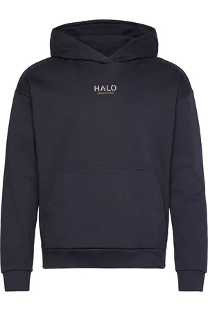 Black Halo Graphic Hoodies Tops Sweat-shirts & Hoodies Hoodies Navy