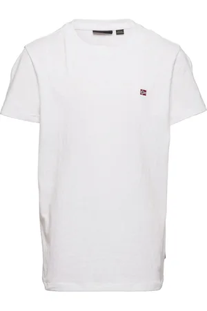 Napapijri K Salis Ss 2 Tops T-shirts Short-sleeved White