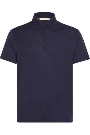 Icebreaker M Mer 150 Tech Lite Iii Ss Polo Tops Polos Short-sleeved Navy