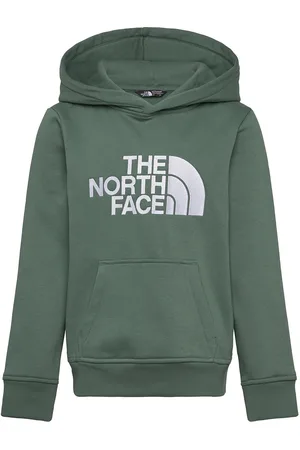 The North Face B Drew Peak P/O Hoodie Tops Sweat-shirts & Hoodies Hoodies Green