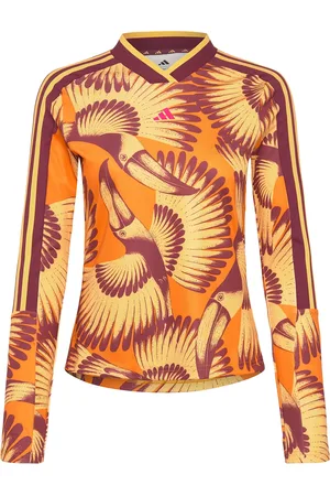 adidas Farm Ls Top Sport Women Sport Clothing Sports Tops & T-shirts Sport Long Sleeve Tops Yellow