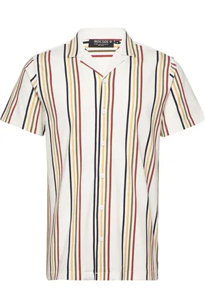 INDICODE Inmulle Tops Shirts Short-sleeved Cream