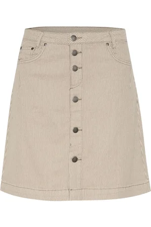 Culture Cumilky Short Skirt Skirts Short Skirts Beige