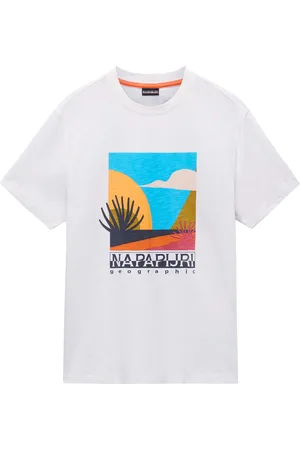 Napapijri S-Arbia Ss Tops T-shirts Short-sleeved White