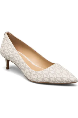 Michael Kors Alina Flex Kitten Pump Shoes Heels Pumps Classic Cream