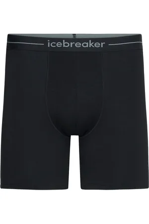 Icebreaker Men Merino 150 Anatomica Long Boxers Bokserit Black