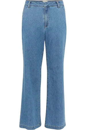 My Essential Wardrobe 30 The Lara 115 Pant Bottoms Jeans Flares Blue