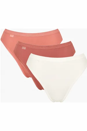Sloggi Basic+ Tai C3P Lingerie Panties Brazilian Panties Red