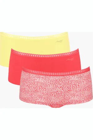Sloggi Go Crush Short C3P Hipsterit Alushousut Alusvaatteet Multi/patterned