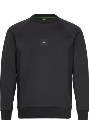 HUGO BOSS Salbo Rib Sport Sport Clothing Sport Sweat-shirts & Hoodies Sport Sweat-shirts Black