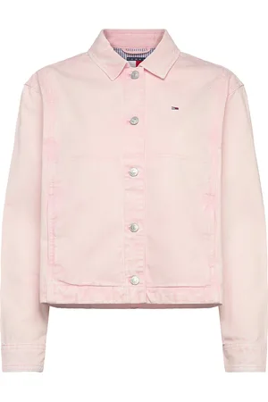 Tommy Hilfiger Tjw Essential Cotton Gmd Jacket Outerwear Jackets Light-summer Jacket Pink