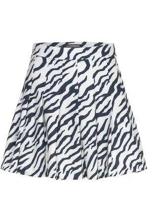 J Lindeberg Adina Print Skirt Sport Sport Clothing Sport Dresses & Skirts Sport Skirts White