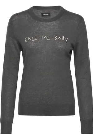 Zadig & Voltaire Pravis Cp Cmb Tops T-shirts & Tops Long-sleeved Grey