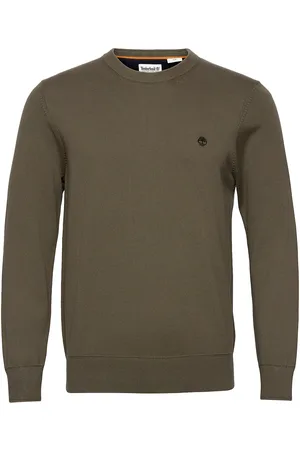 Timberland Cotton Yd Sweater Designers Knitwear Round Necks Grey