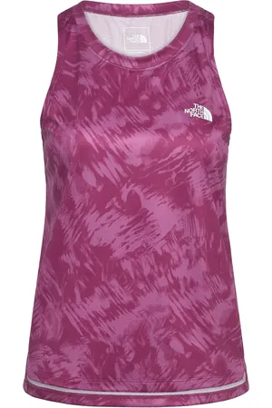 The North Face W Flex Tank Aop Sport Women Sport Clothing Sports Tops & T-shirts Sport Tank Tops Purple