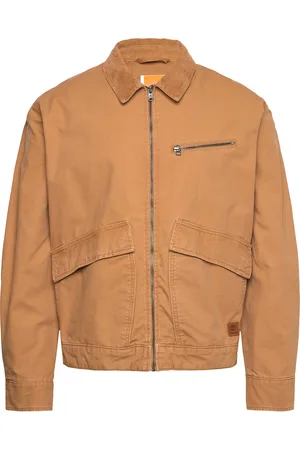 Timberland Washed Canvas Jacket Ohut Takki Brown
