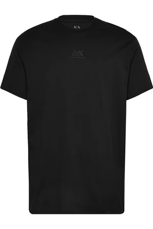 Armani Exchange T-Shirt Tops T-shirts Short-sleeved Black