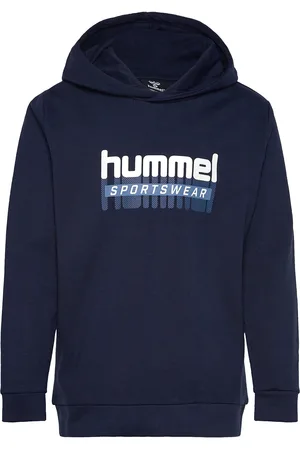 Hummel Hmltukas Hoodie Tops Sweat-shirts & Hoodies Hoodies Navy