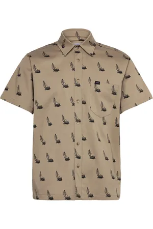 Makia Heeling Shirt Tops Shirts Short-sleeved Shirts Beige