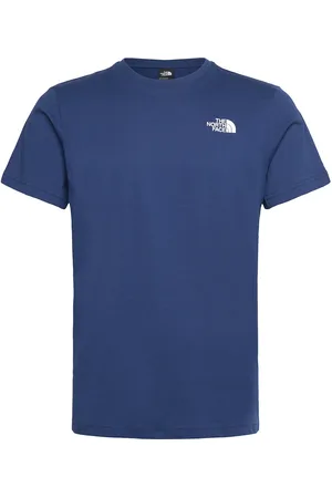 The North Face M Ss Box Nse Tee Sport T-shirts Short-sleeved Blue