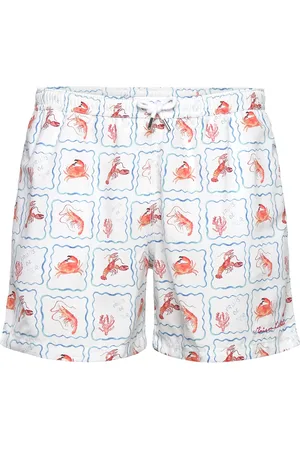 Maison Labiche Maillot Swimwear Uimashortsit White