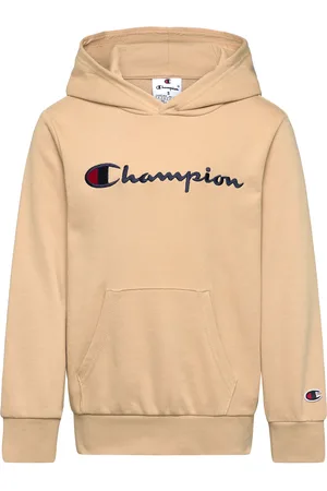 Champion Hooded Sweatshirt Sport Sweat-shirts & Hoodies Hoodies Beige