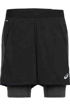 Asics Road 2-N-1 7In Short Sport Men Sport Clothing Sport Shorts Sport Training Shorts Black