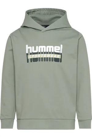 Hummel Hmltukas Hoodie Tops Sweat-shirts & Hoodies Hoodies Green