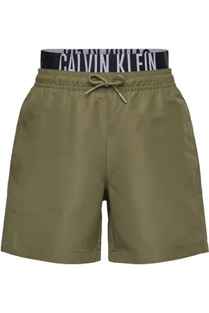 Calvin Klein Medium Double Wb Uimashortsit Green