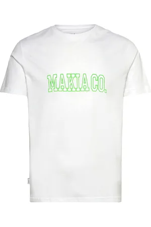 Makia Northern T-Shirt Tops T-shirts Short-sleeved White