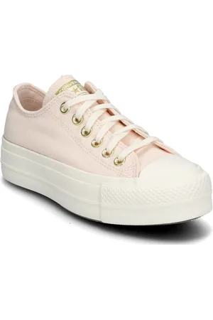 Converse Ctas Lift Ox Pale Petal/Egret/Gold Sport Women Sport Shoes Sport Sneakers Sport Low Top Sneakers Pink