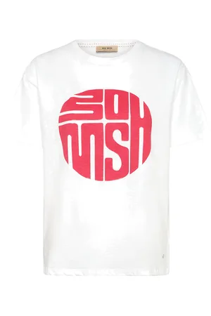 Mos Mosh Mmzini O-Ss Tee Tops T-shirts & Tops Short-sleeved White
