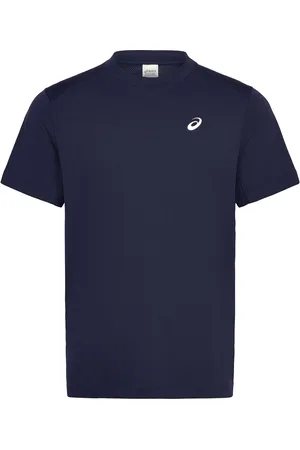 Asics Court Ss Top Sport Men Sports Clothes Sport Tops Sport T-shirts Navy
