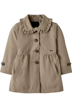 NAME IT Nmfmadelin Trench Coat Noos Outerwear Jackets & Coats Coats Brown
