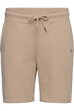 GANT Reg Shield Sweat Shorts Bottoms Shorts Sweat Shorts Beige
