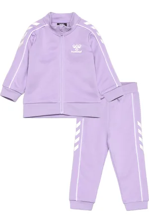 Hummel Hmltrack Tracksuit Mini Sport Tracksuits Purple