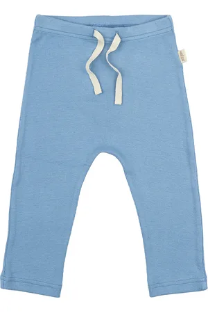 Petit Piao Pants Modal Bottoms Leggings Blue