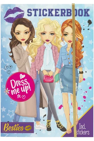 Sense Dress Me Up Stickersbok A4 Toys Creativity Drawing & Crafts Drawing Coloring & Craft Books Multi/patterned