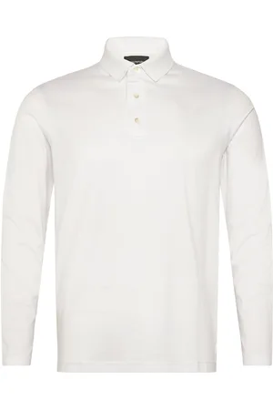 Emporio Armani Polo Shirt Tops Polos Long-sleeved White