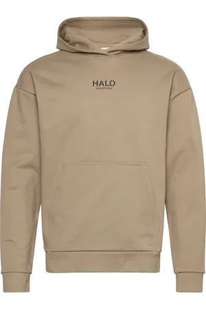 Black Halo Graphic Hoodies Tops Sweat-shirts & Hoodies Hoodies Beige
