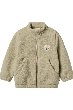 WHEAT Fleece Jacket Helge Outerwear Fleece Outerwear Fleece Jackets Beige