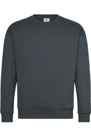 Black Halo Graphic Crew 01 Sport Sweat-shirts & Hoodies Sweat-shirts Grey